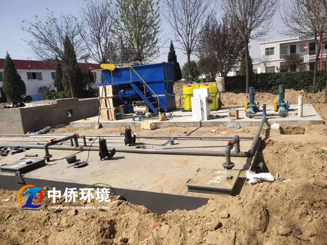 屠宰污水處理工程安裝現(xiàn)場(chǎng)