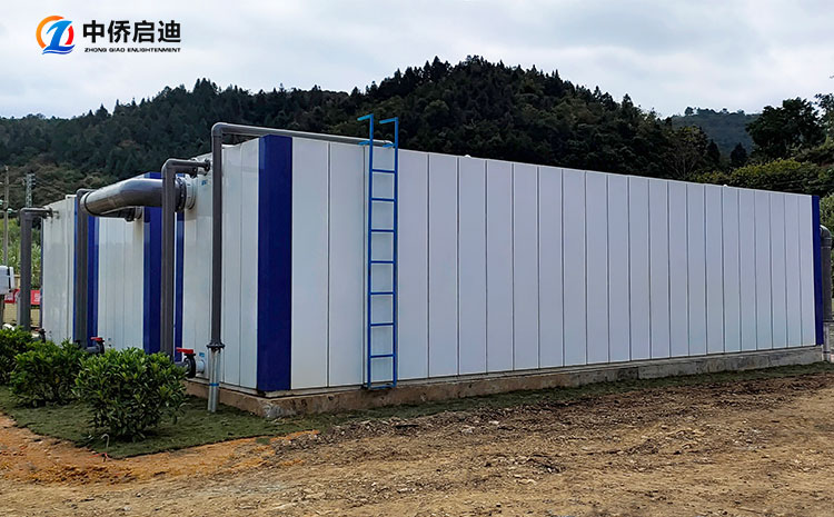 MBR膜一體化污水處理設備使用安裝現(xiàn)場圖
